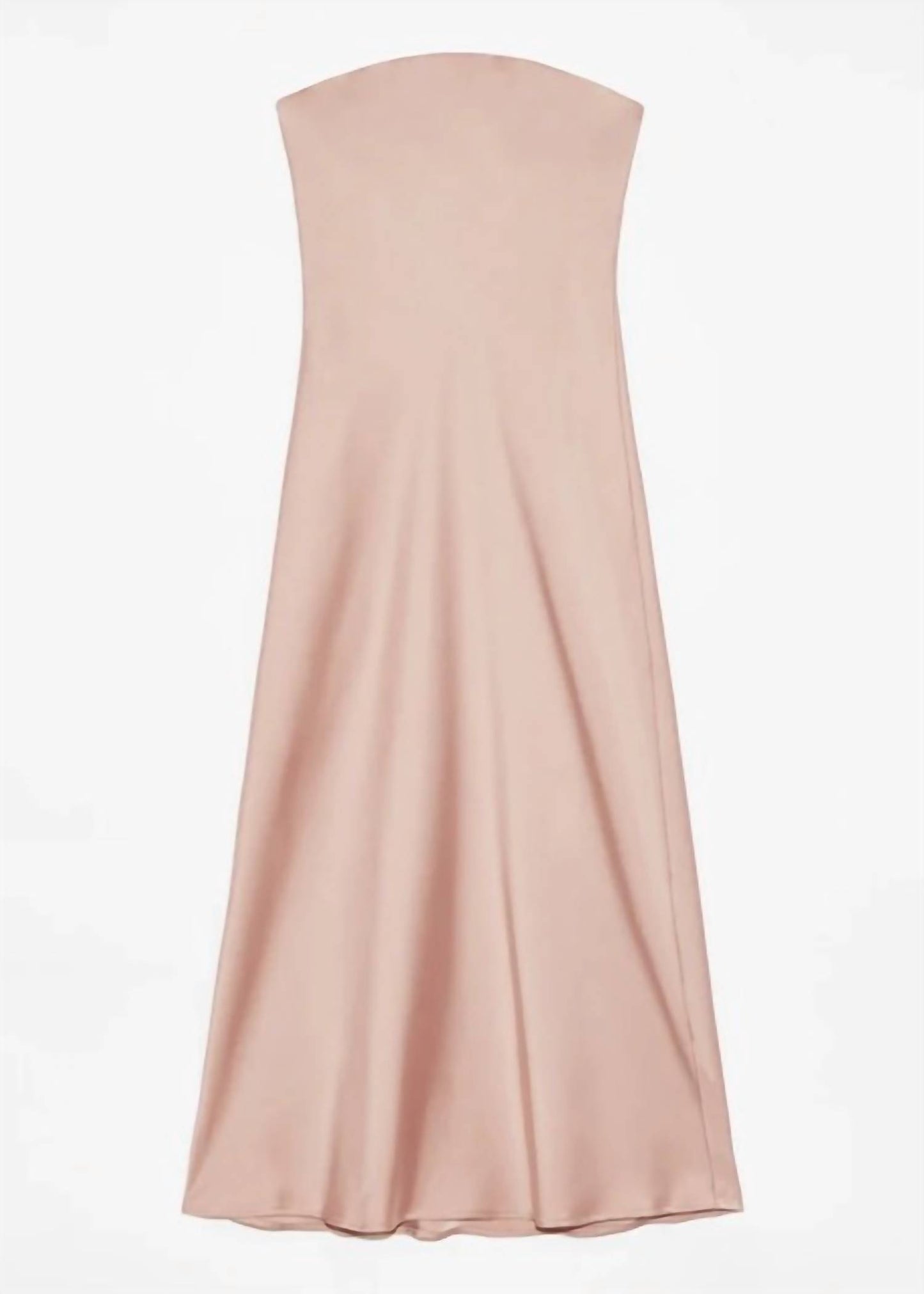Platanus Strapless Midi Dress