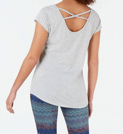 Activewear Graphic Cross Back T-Shirt