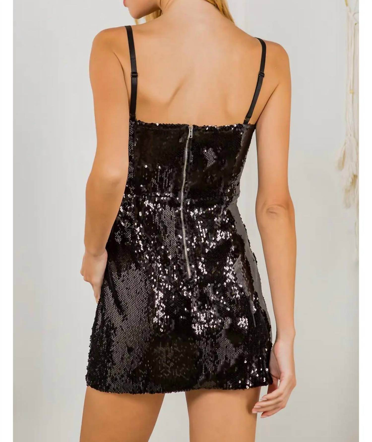 Cason Couture - The Esme Sequin Mini Dress - Rack Hunt -