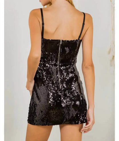 Cason Couture - The Esme Sequin Mini Dress - Rack Hunt