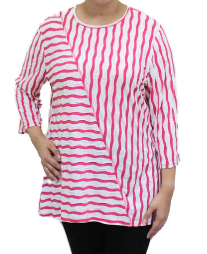 Women's Wavy Stripe Top
