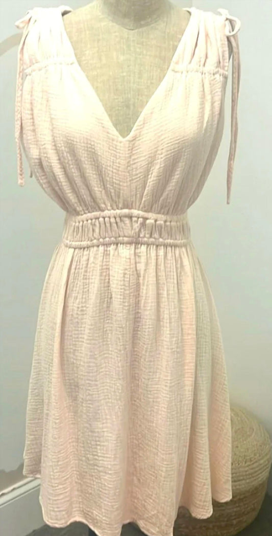 Women's Tie Shoulder Mini Dress
