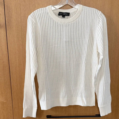 Versa Ribbed Crewneck Sweater