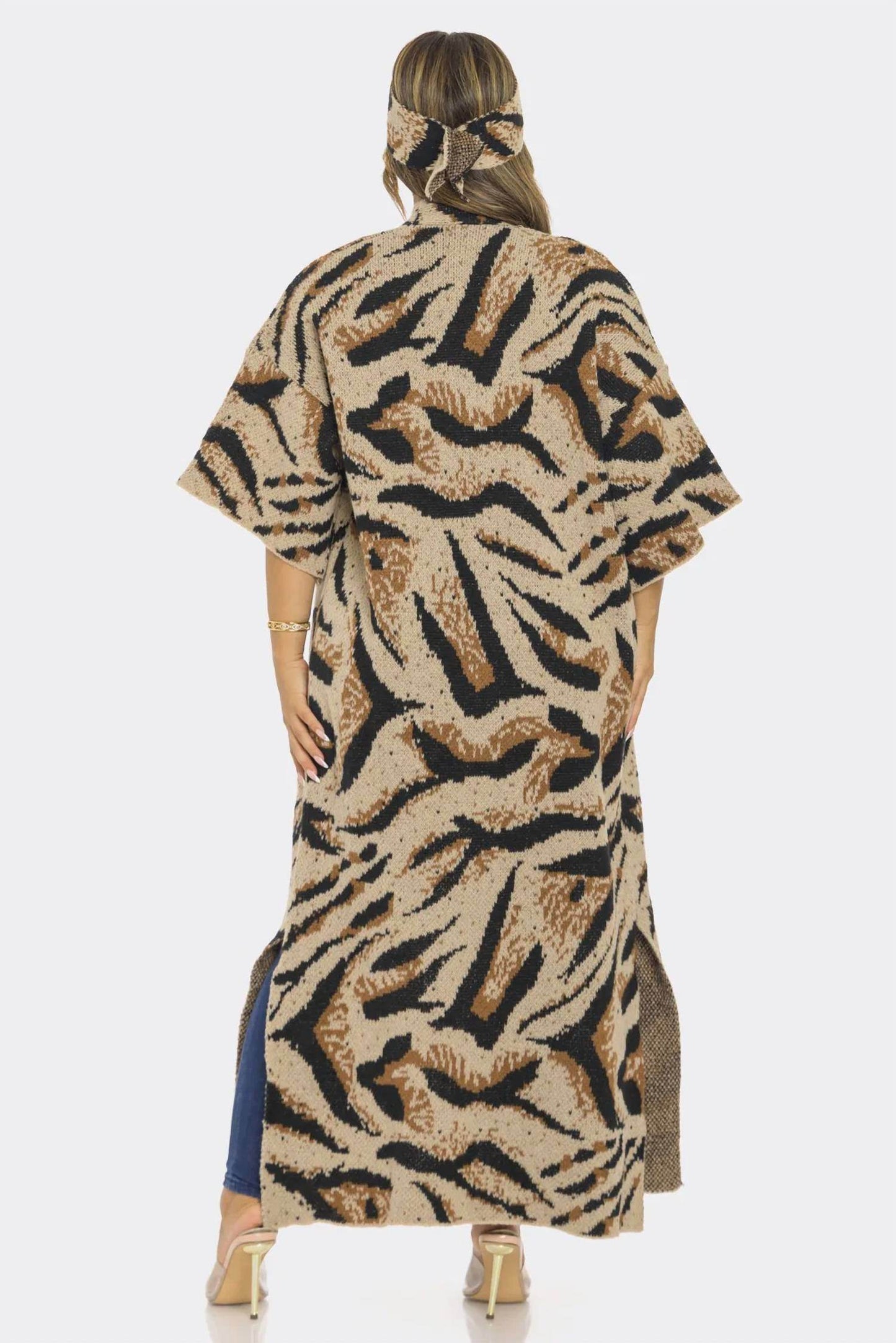 SJK Fashion - Printed Cardigan - Rack Hunt -