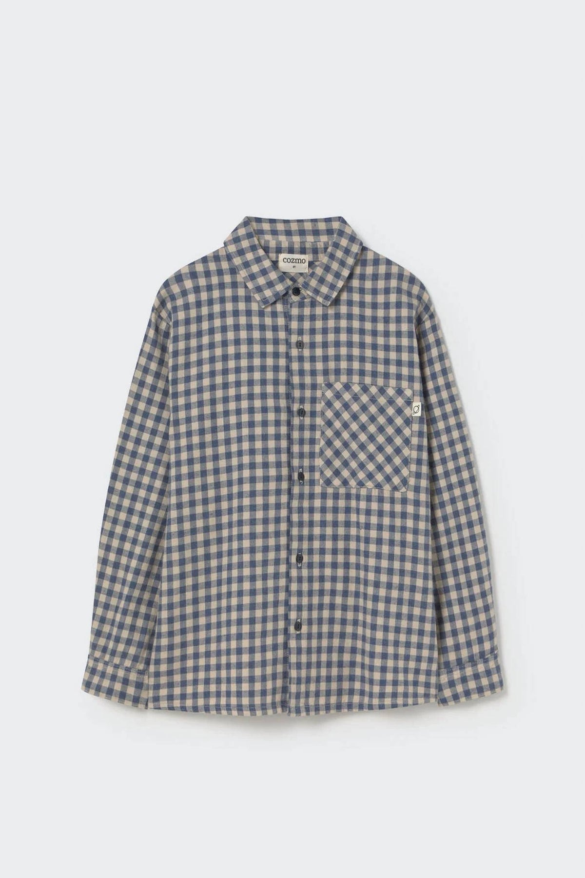 Boys Gingham Flannel Shirt