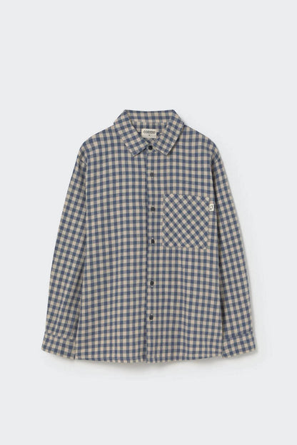 Boys Gingham Flannel Shirt