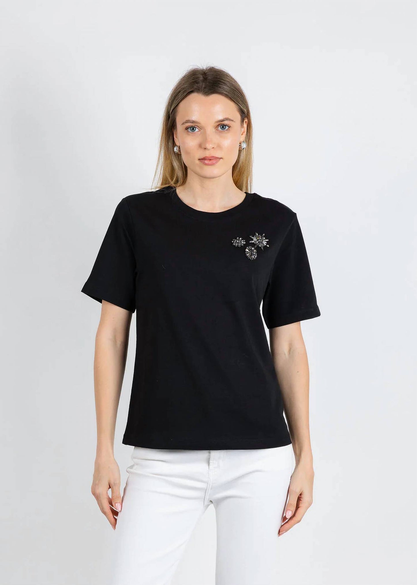 Flower Gem Short Sleeve Tee