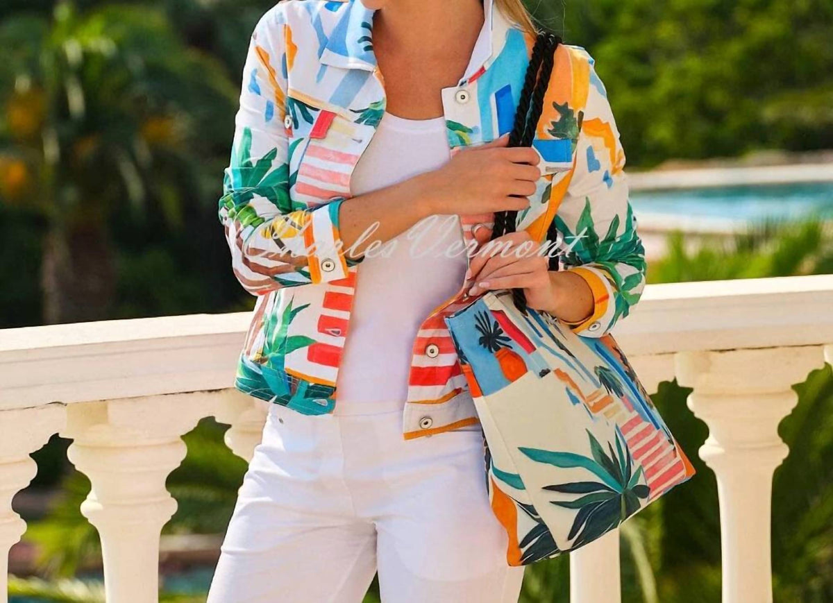 Pots On The Stairs Jean Jacket