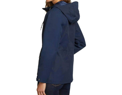 Charly Zip Up Hooded Warm Rain Jacket