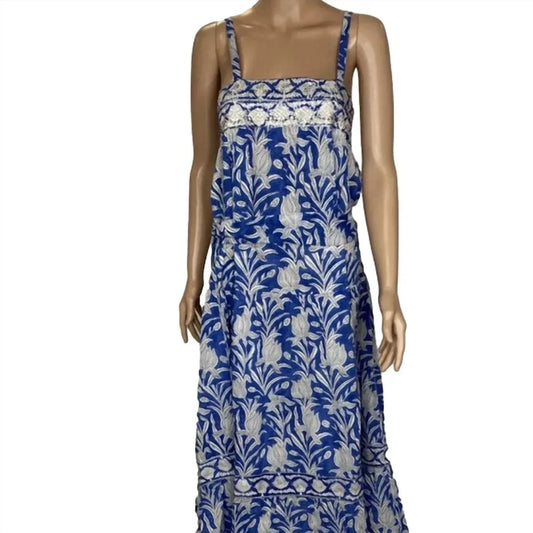 Azure and Indigo - Women's Lamu Tired Maxi Dress - Rack Hunt