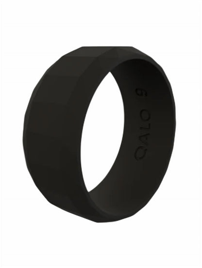 Men's Faceted Silicone Ring