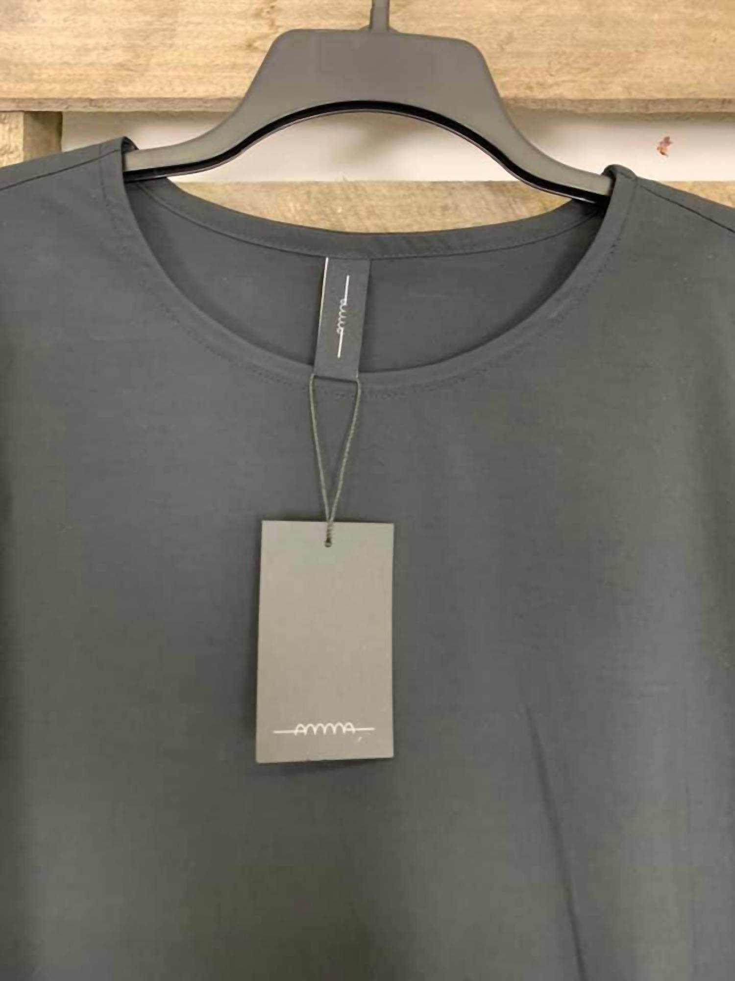 Amma by Kedem Sasson - Short Sleeve Solid Midi Dress - Rack Hunt