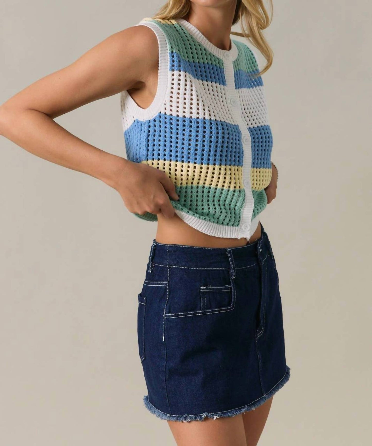 Angie Vest Top