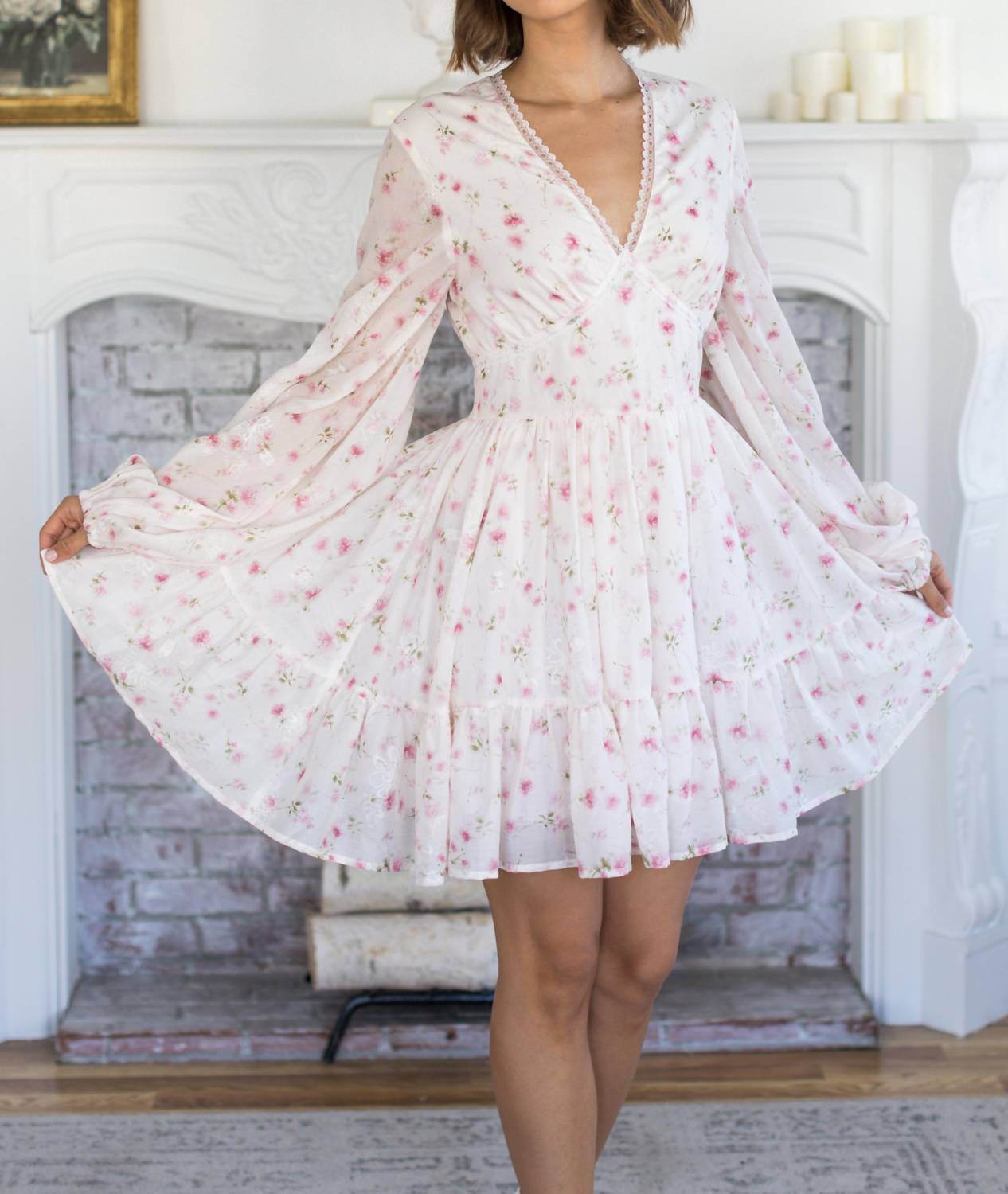 KESTAN - Renata Long Sleeve Mini Dress - Rack Hunt -