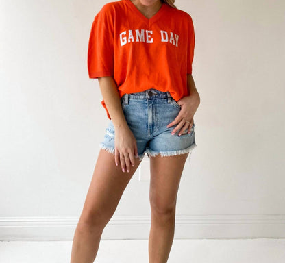 Game Day Short Sleeve Sweater