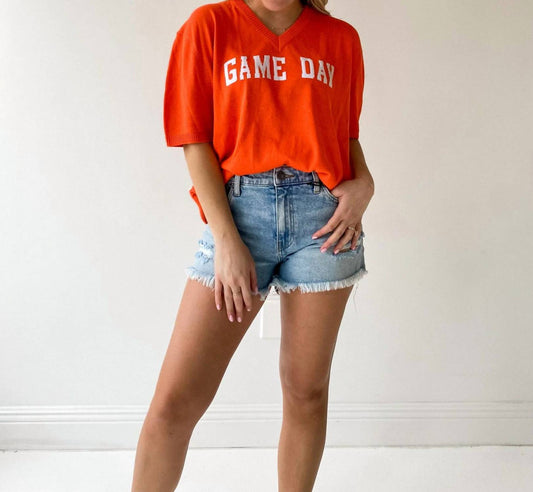 Game Day Short Sleeve Sweater