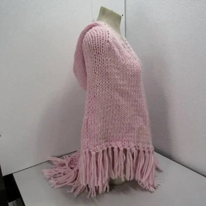GOGO Sweaters - Short Soft Wool Hooded Poncho - Rack Hunt