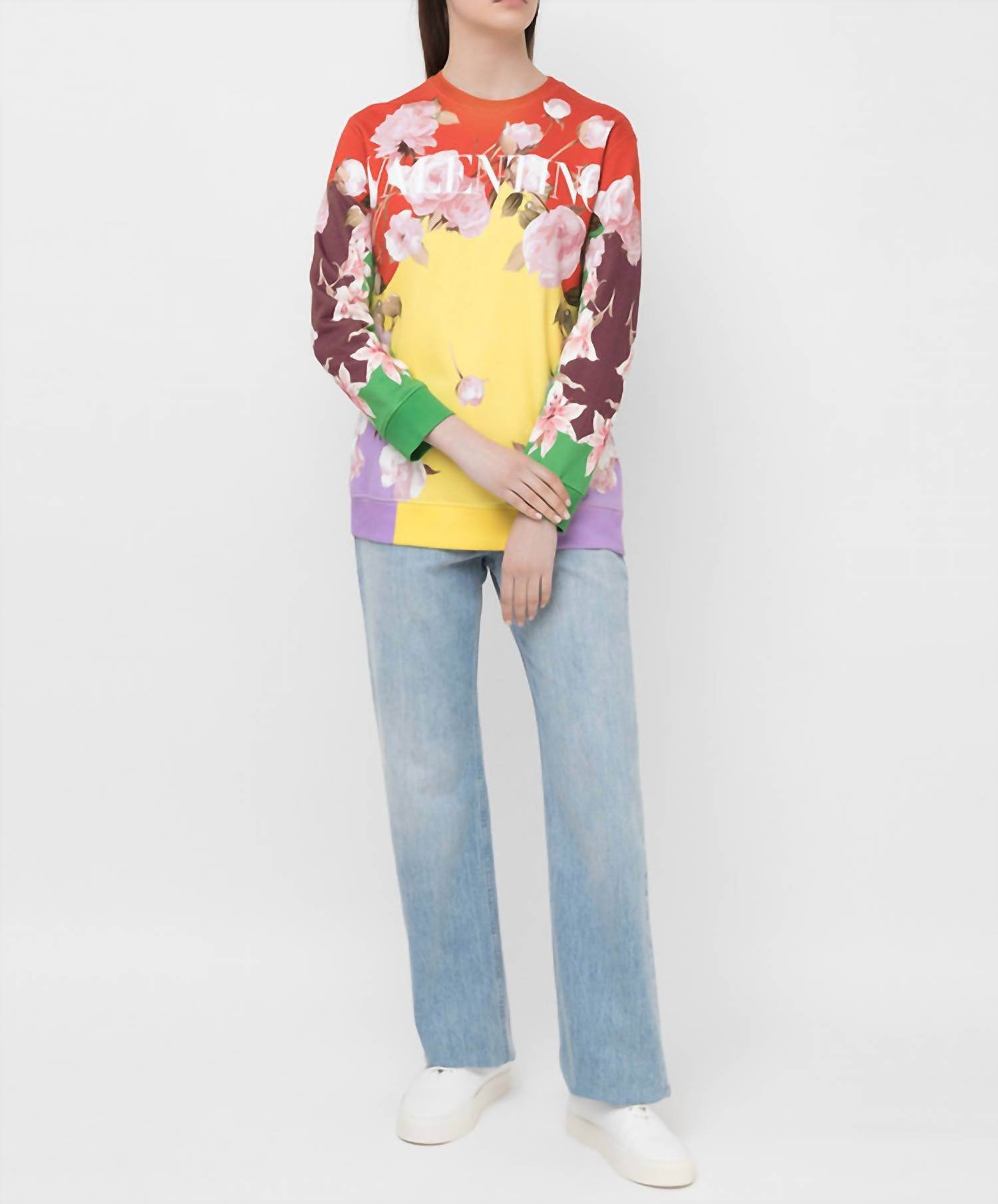 Valentino - Floral Pattern Sweatshirt - Rack Hunt