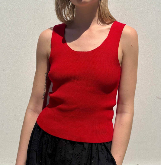 Rose Velvet - Katie Pima Cotton Tank Top - Rack Hunt -