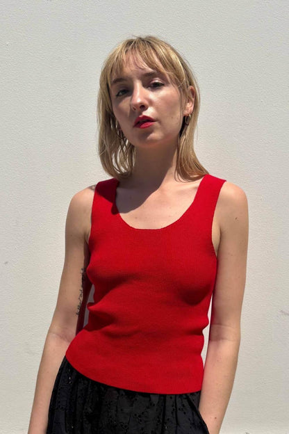 Rose Velvet - Katie Pima Cotton Tank Top - Rack Hunt