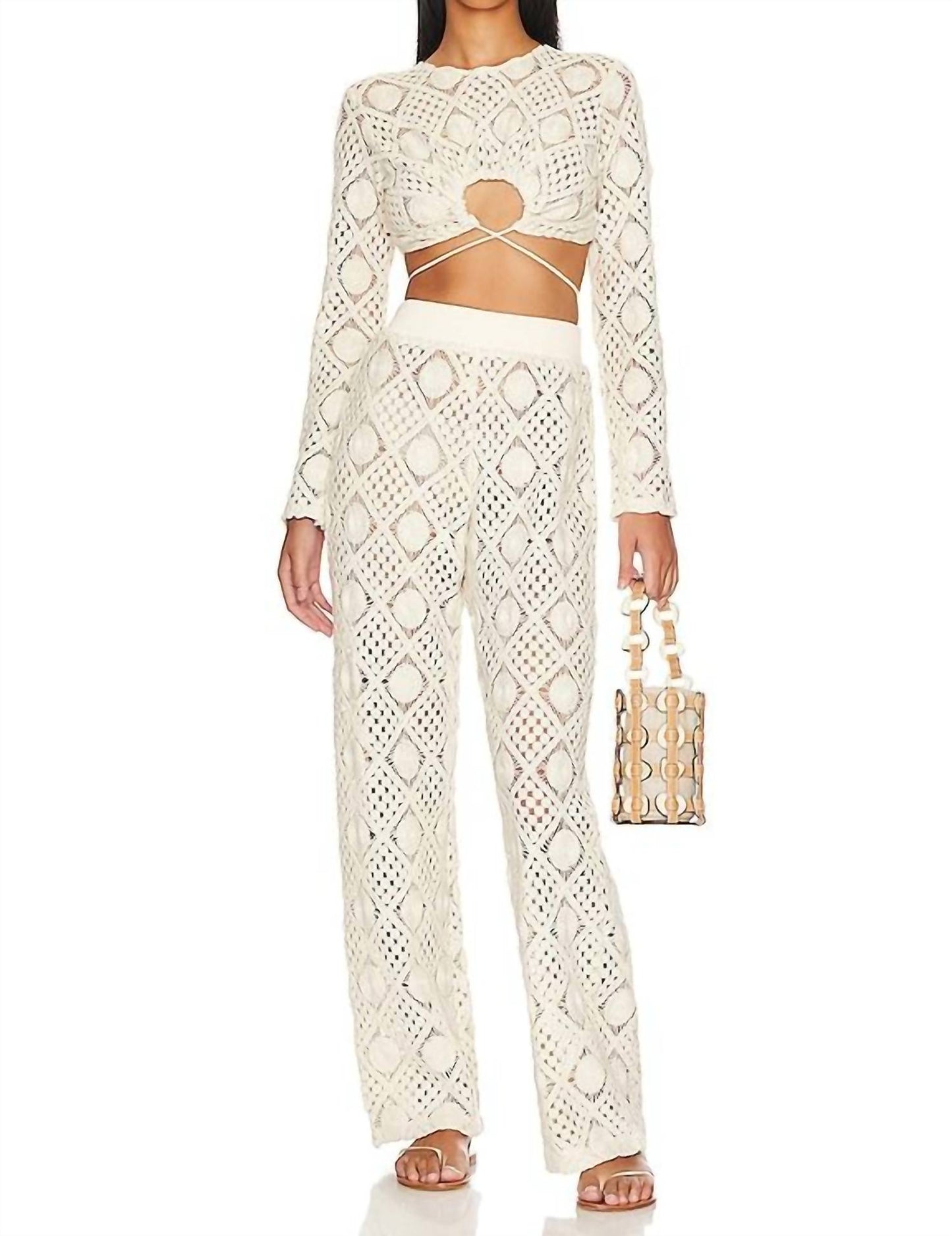 Hira crochet pants