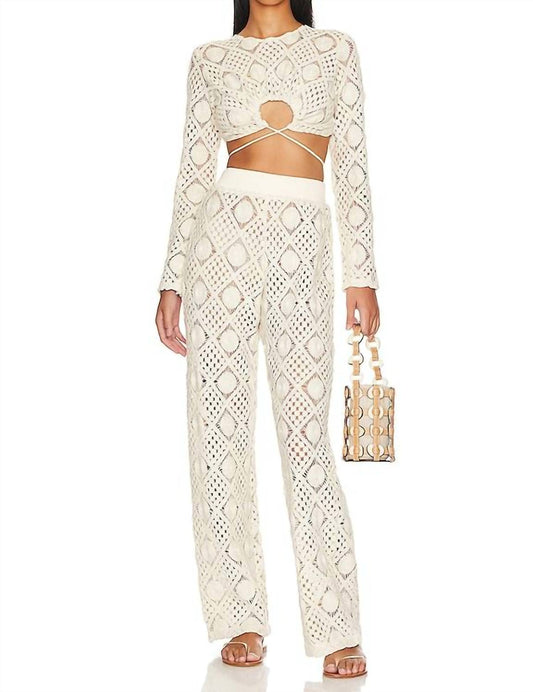 Hira crochet pants