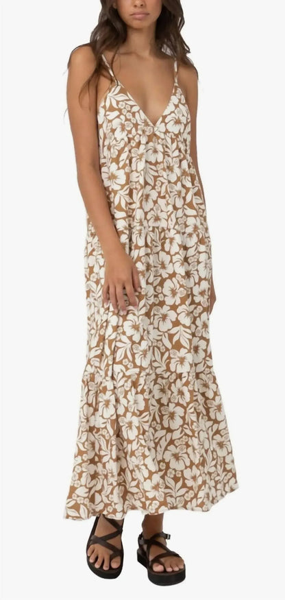 Rhythm. - Pacific Tiered Midi Dress - Rack Hunt
