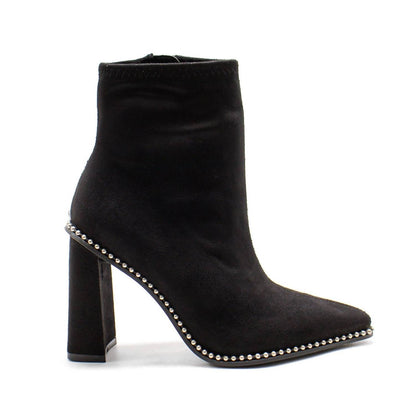 Women's Layneef Studded Block Heel Bootie