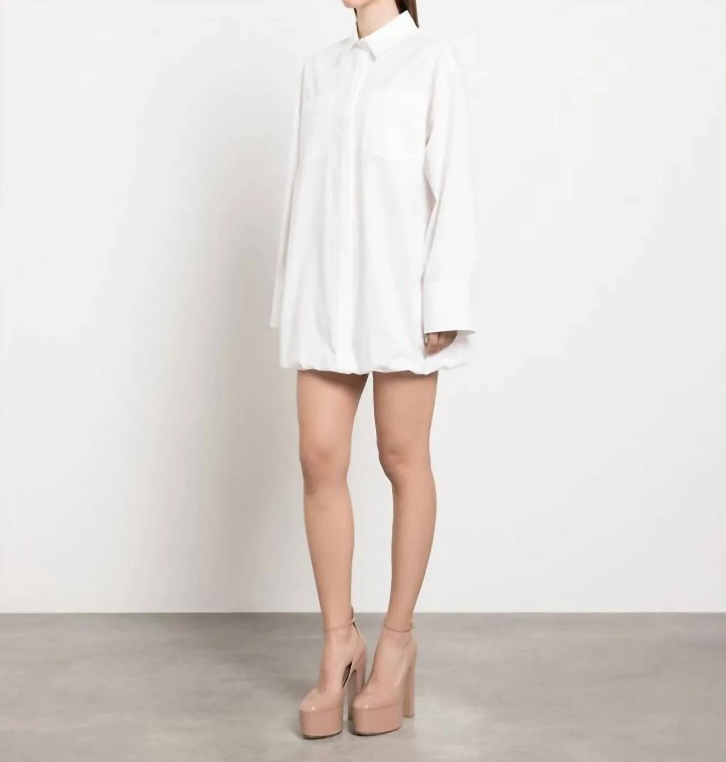 Valentino - Button Shirt Dress - alternate view - Rack Hunt