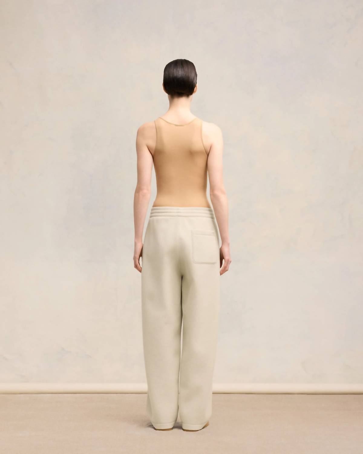 Pleated Drawstring Trouser Pants