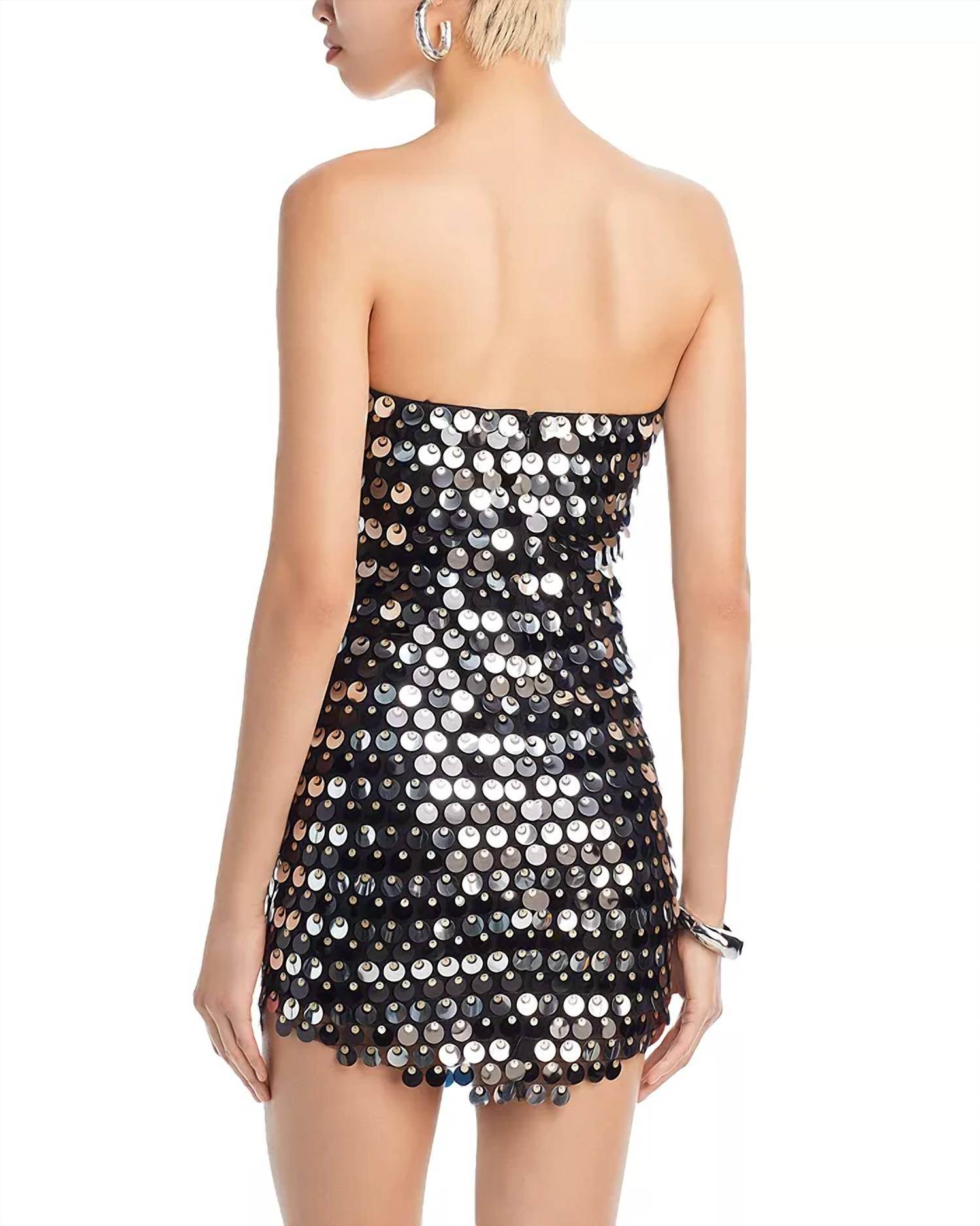THE NEW ARRIVALS - Giza Paillette Mini Tube Dress - Rack Hunt -