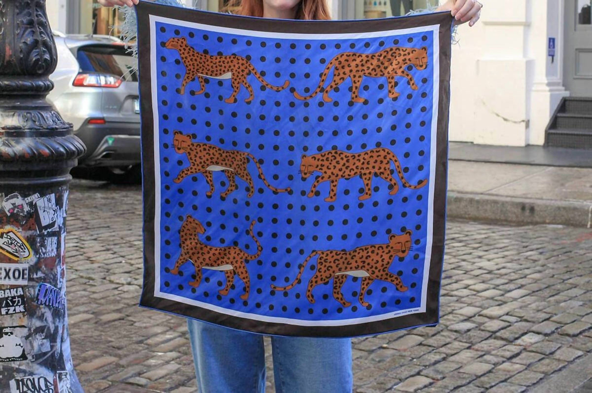 Double Sided Silk Scarf