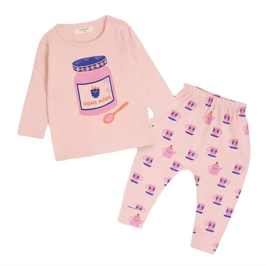 The Bonnie Mob - Girls Bramley Braeburn Jam T-shirt & Legging Pajama Set - Rack Hunt
