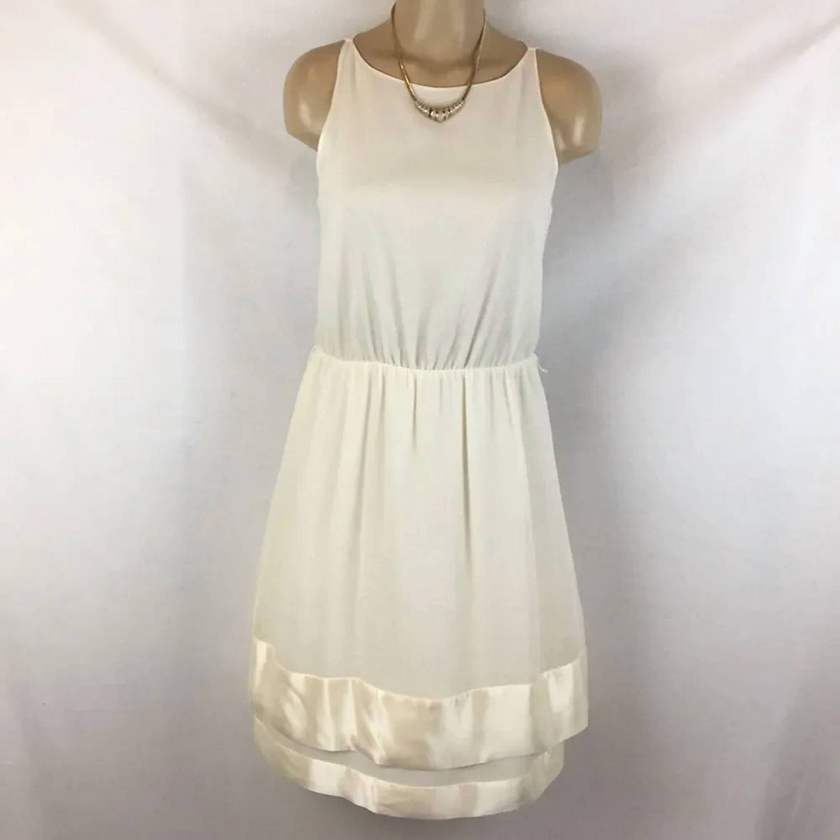 Silk Sleeveless Mini Dress