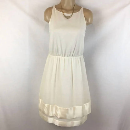 Silk Sleeveless Mini Dress