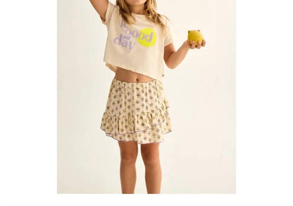 Molly Cotton Floral Skirt