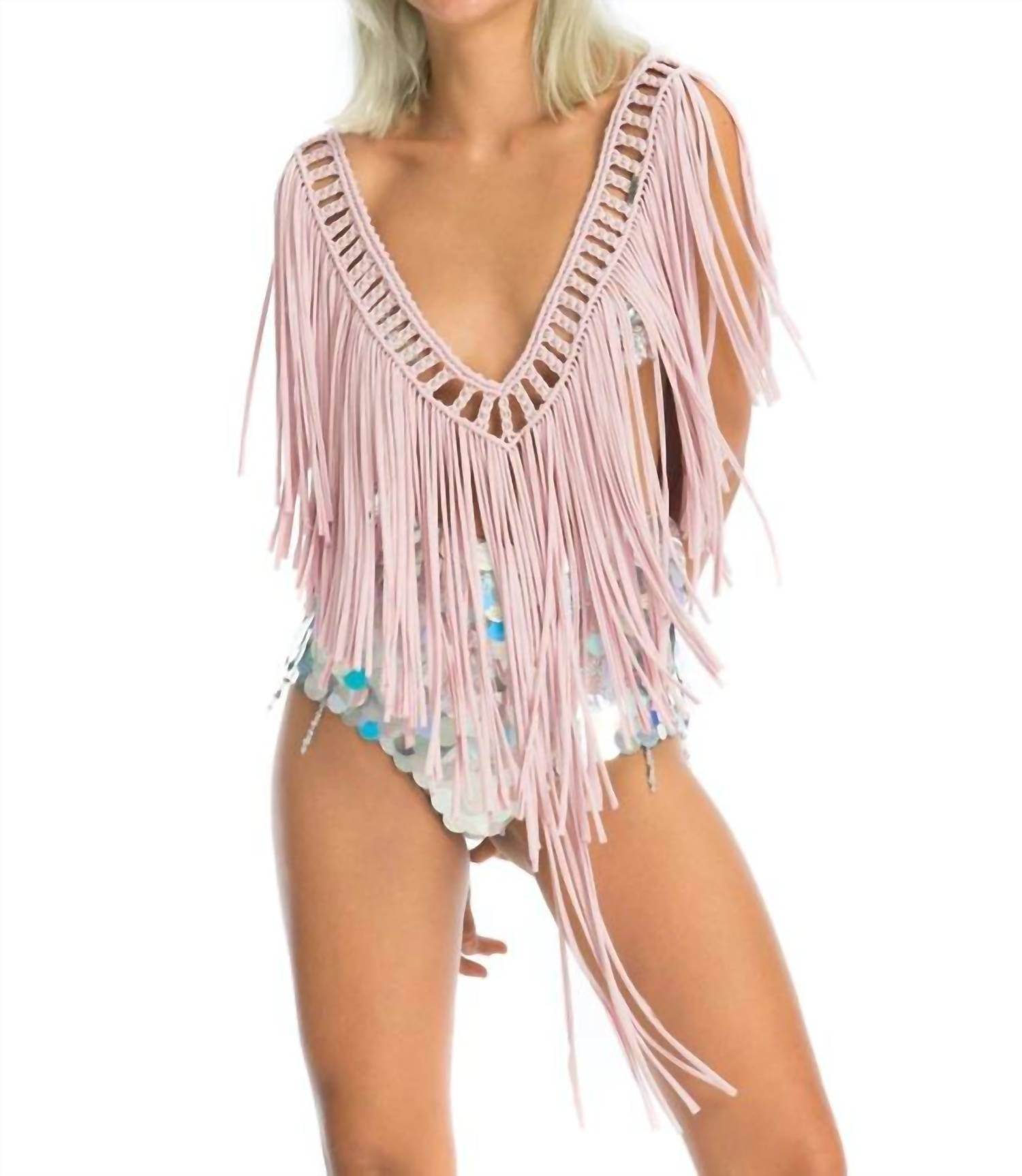 Ladee Taha - Inka Fringe Top - Rack Hunt -