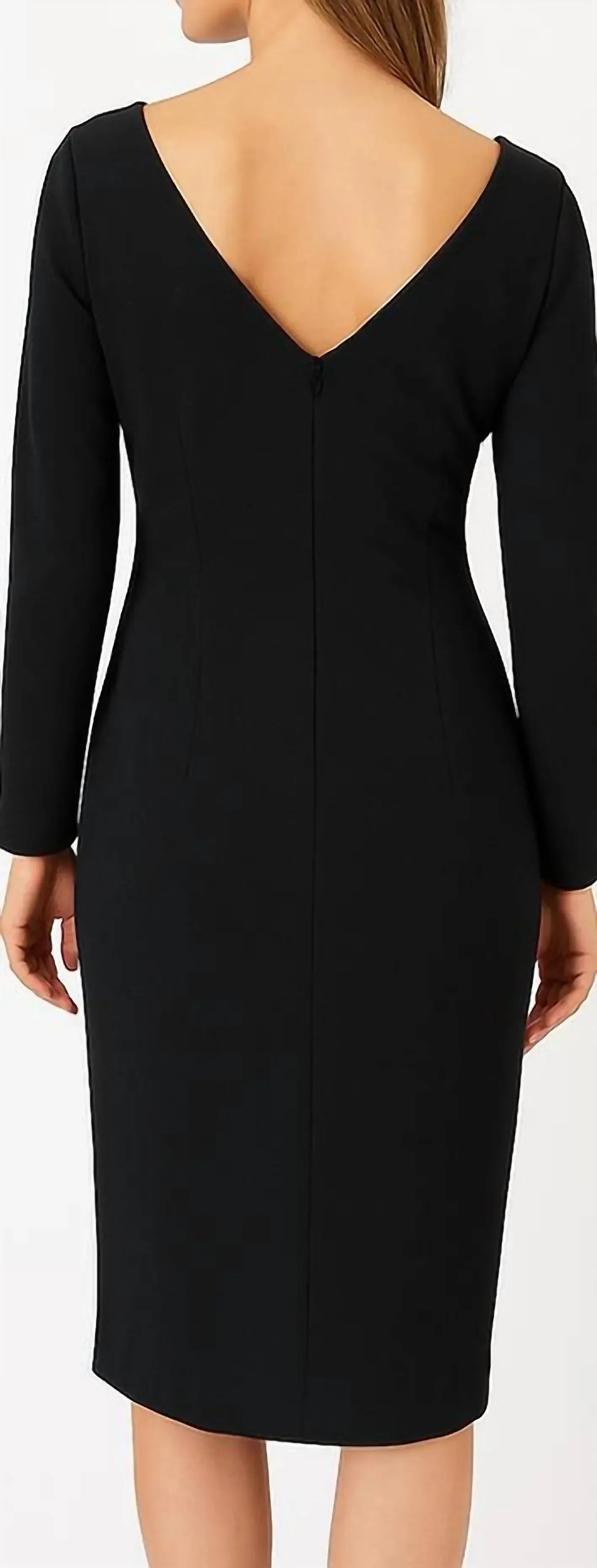 Etcetera - V-neck Side Scrunch Dress - Rack Hunt