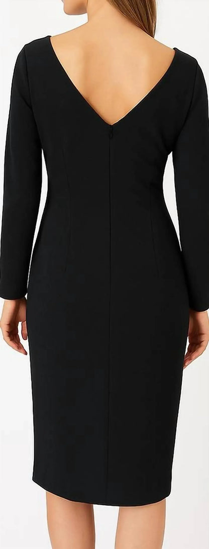 Etcetera - V-neck Side Scrunch Dress - Rack Hunt