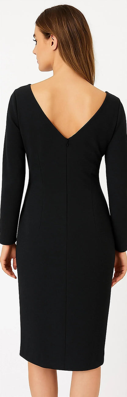 Etcetera - V-neck Side Scrunch Dress - Rack Hunt