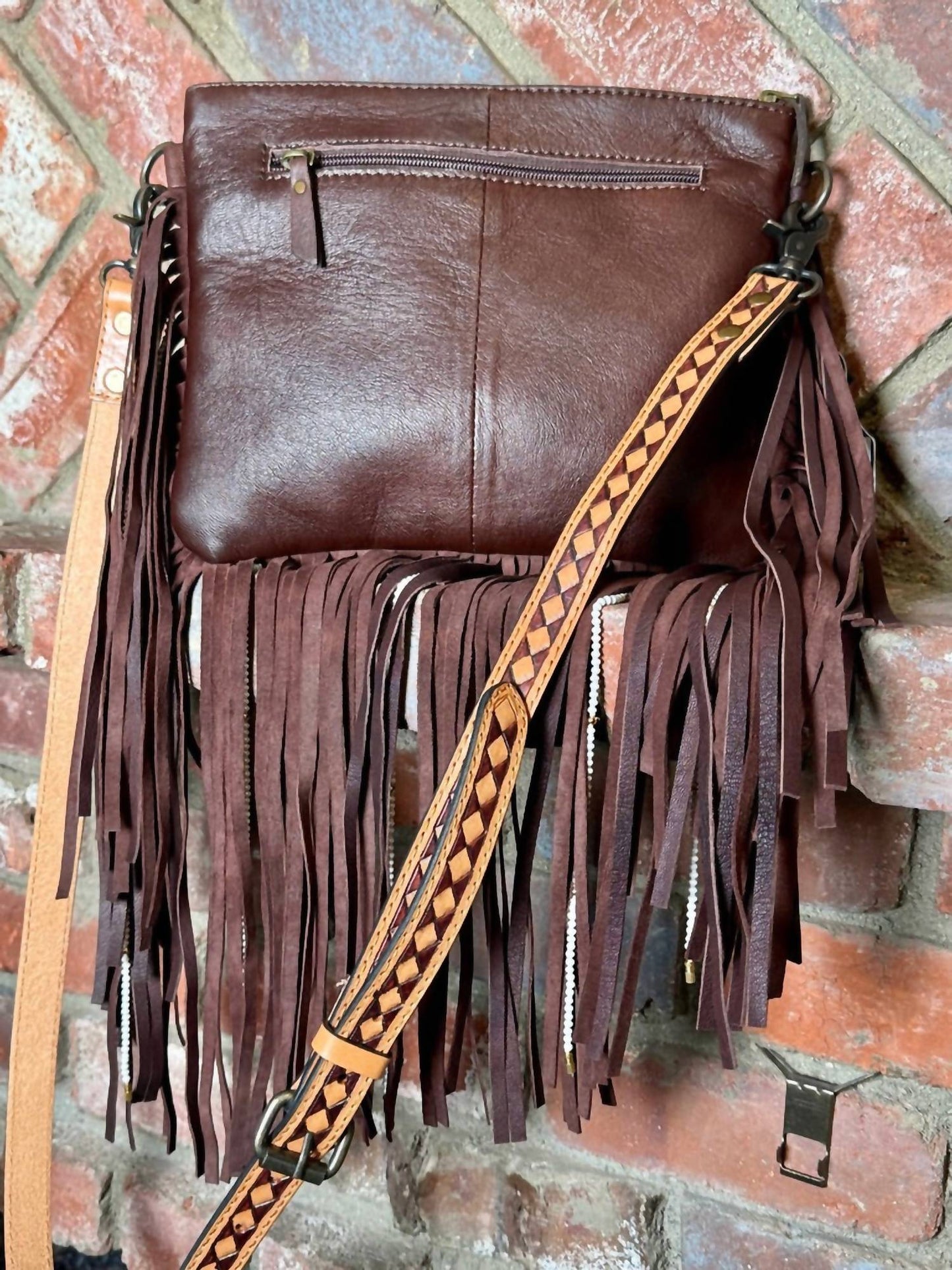 Women's Double Take Fringe Crossbody Bag