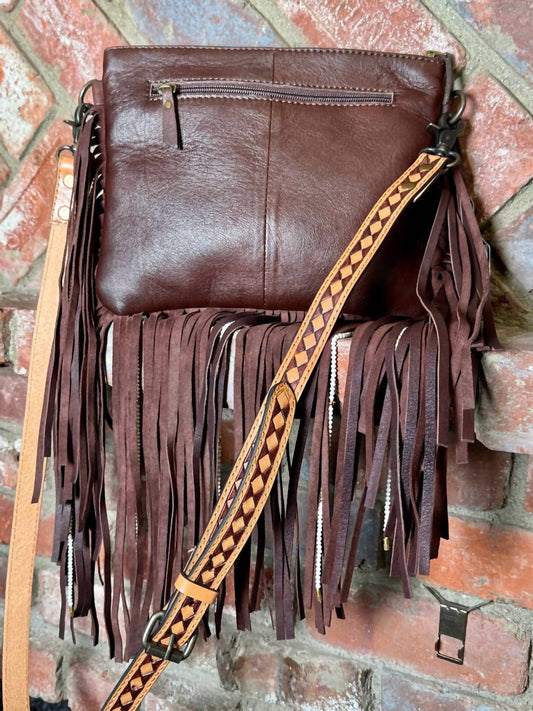 Women's Double Take Fringe Crossbody Bag