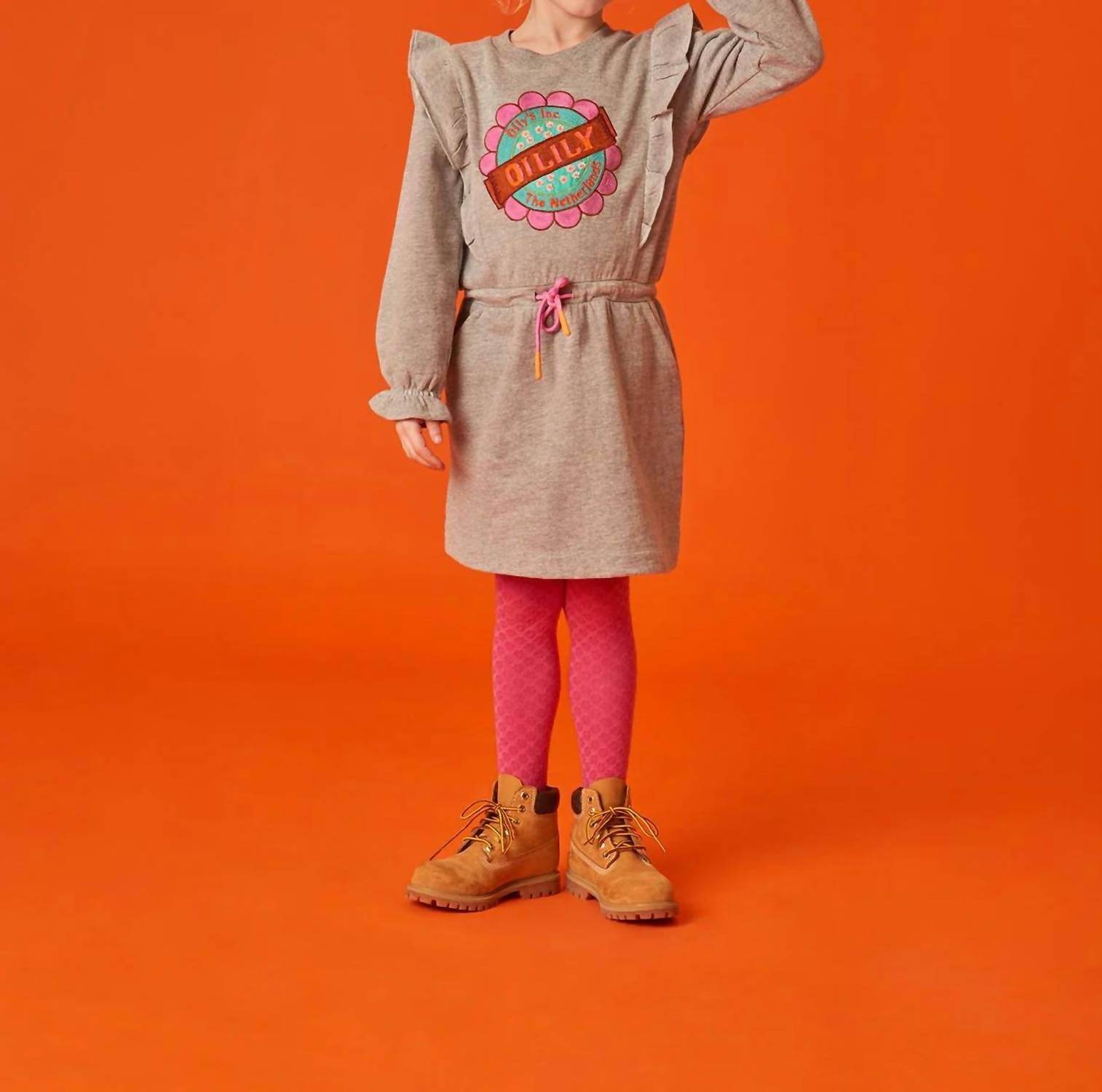 Oilily - Girl's Flower Logo Sweater Djane Dress - Rack Hunt -