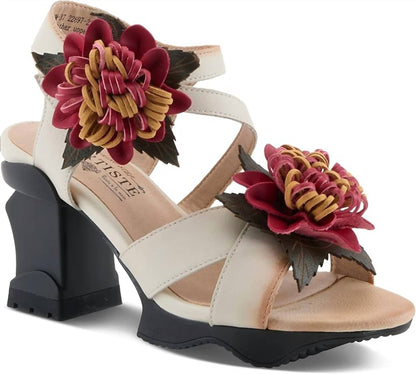 Women’s Hooked 3d Floral Heel Sandal