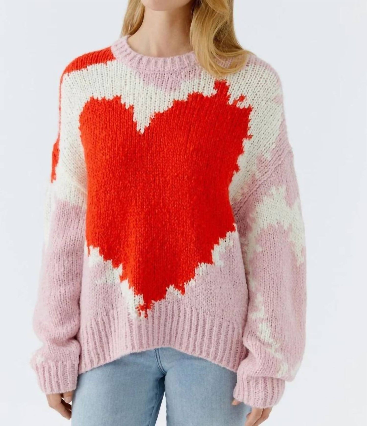 Rose Red Heart Angel Yarn Sweater