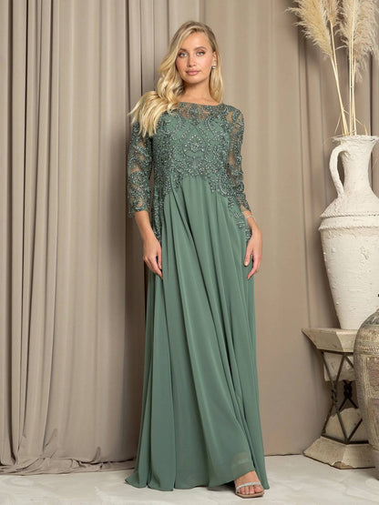 Long Formal Mother Of The Bride Dress