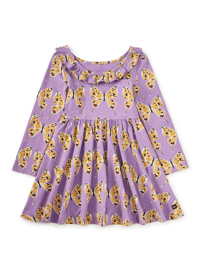Girl's Ruffle Collar Ballet Dress