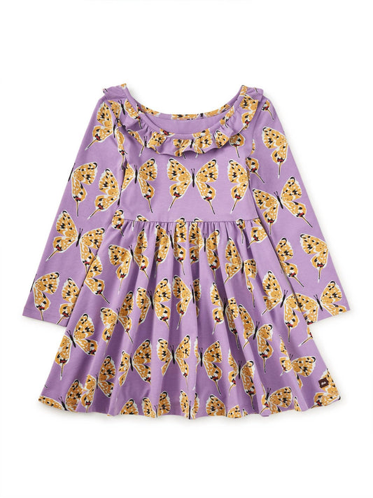 Girl's Ruffle Collar Ballet Dress