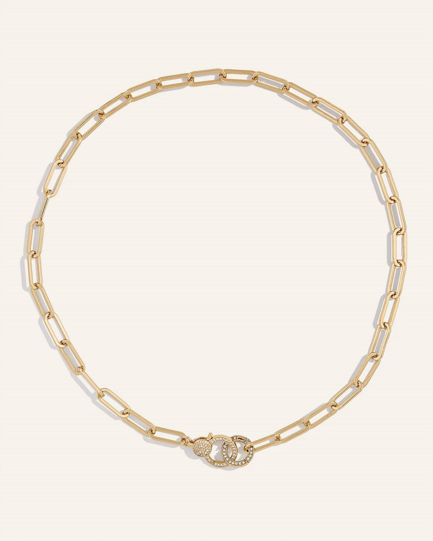 Jane Pavé Lariat Convertible Chain Necklace