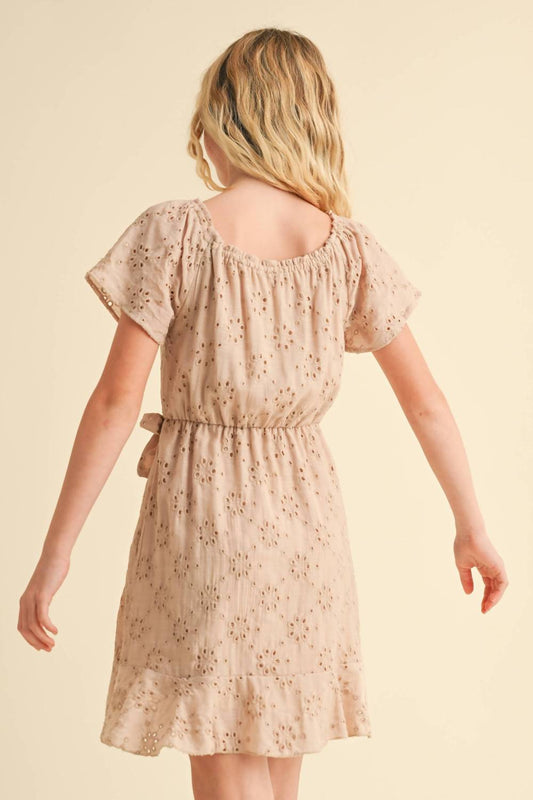 Girls Tween Delilah Faux Wrap Dress